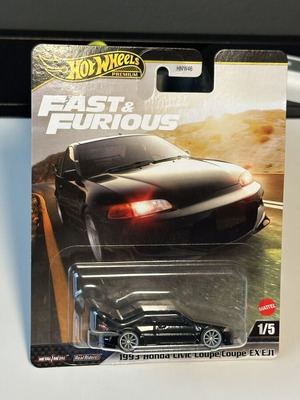 HotWheels Premium Honda Civic Coupe Ej σφραγισμένο, Fast & Furious 100Years