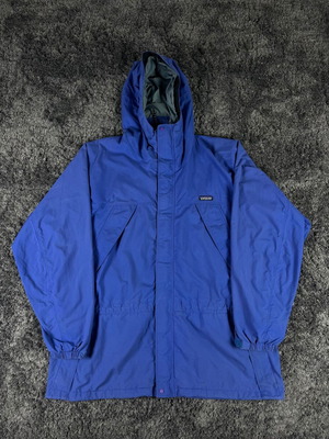 Patagonia Vintage Storm Rain Jacket men's jacket used, size XXL, blue