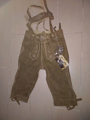 Βαυαρική στολή παιδική γνήσιο δέρμα καινούργια