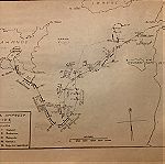  05-01-1913 βαλκανικοί πόλεμοι ναυμαχία της Λήμνου χαρτης της ναυμαχίας από την πρώτη στρατιωτική εγκυκλοπαίδεια του 1926