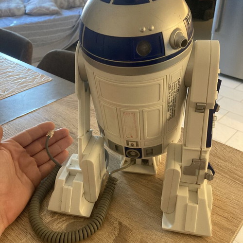 R2-D2 Star Wars collectible telephone 1999 with sounds and lights
