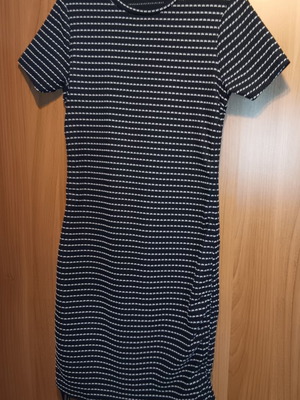 Icn&Angel dress large, like new, black and white, organic cotton