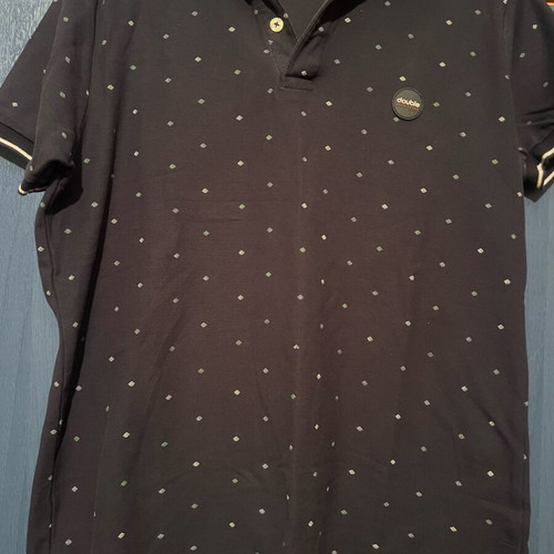 Double short-sleeve shirt blue size S like new