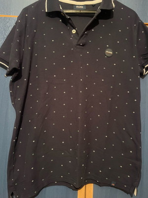 Double short-sleeve shirt blue size S like new