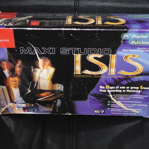 Guillemot Maxi Studio Isis PCI sound card used, functional, in original box