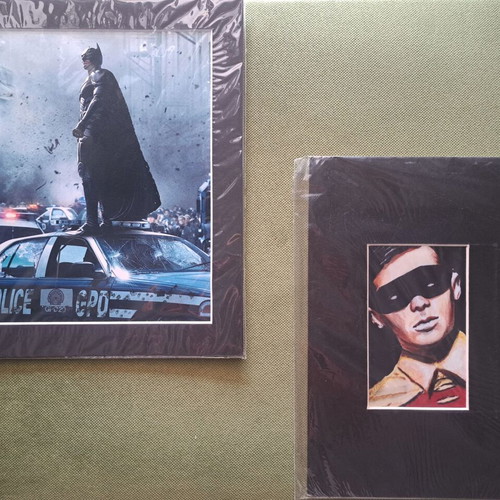 Vintage art prints Batman and Robin new, high quality