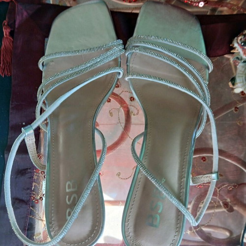 BSB Sandals New, Size 40, Silver
