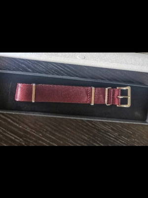 Nato Bulang & Sons 20mm Burgundy Red Nato watch strap