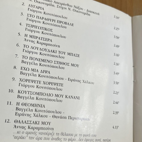 Giannis Parios Ta Nisiotika 2 CD used, traditional