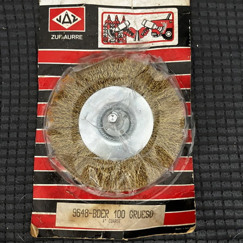 Wire wheel brush ZUFAURRE 400mm, coarse metal