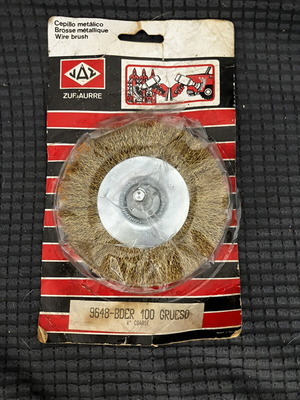 Wire wheel brush ZUFAURRE 400mm, coarse metal