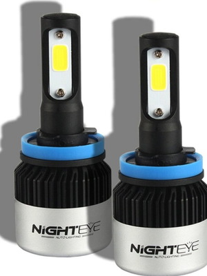 Λάμπες αυτοκινήτου A315 S2 H11 LED 6500K ψυχρό λευκό 9-32V 36W 2τμχ καινούργιες