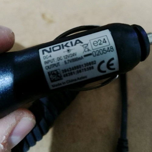 Nokia car charger used, flawless condition