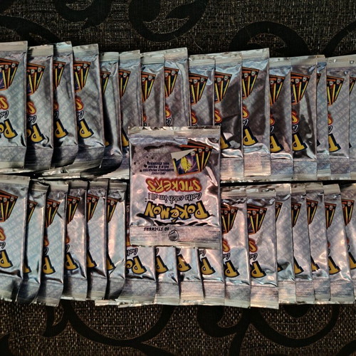 Pokemon stickers series 1 from 1999, new, vintage