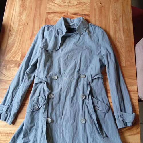 No name women's trench coat size M like new, grey