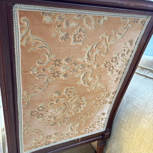 Antique Monica solid wood living room chair used, Greek made