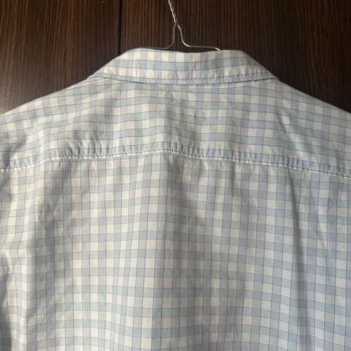 Burberry Brit XL checked shirt used, authentic, light blue and white