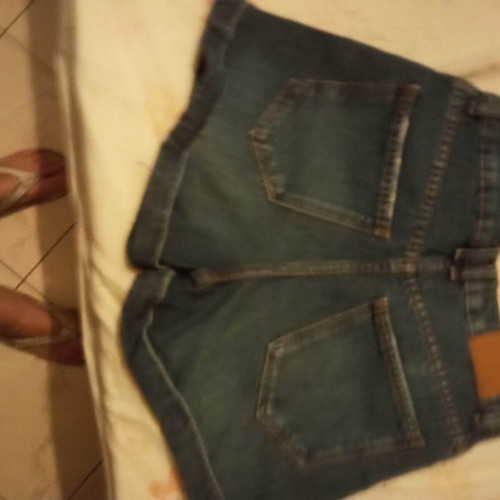 Denim shorts Bershka like new, blue, size XS