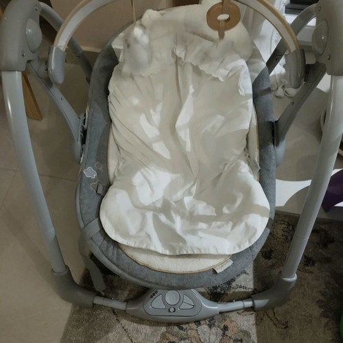 Ingenuity bouncer used with music and white noise
