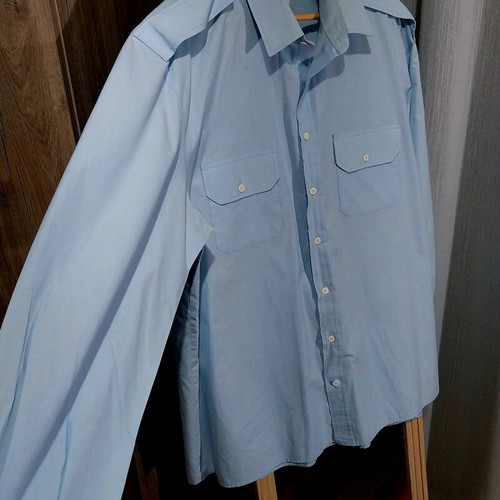 Military Air Force Shirt Long Sleeve Raven Size 6 Like New