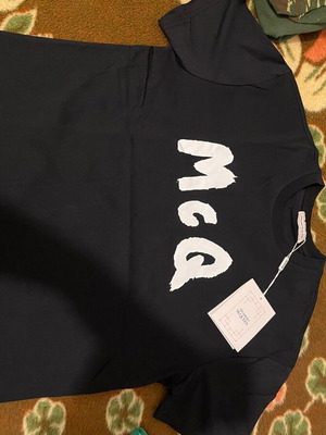 Alexander McQueen men's T-shirt XL new, black