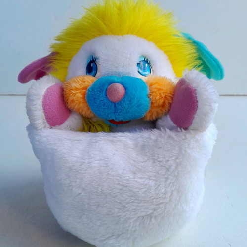 Popples "Puffball" 1986 Mattel plush new, large size 30cm