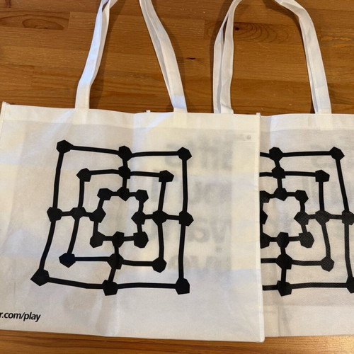 Flying Tiger shopping bags new, set of 2 pieces