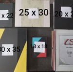 Wall frames with glass new in various sizes