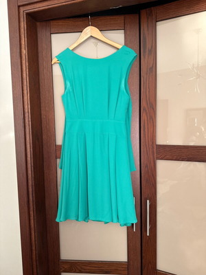 Anna Riska dress like new, green, open back with neck tie