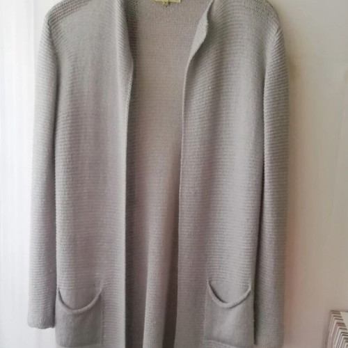 Lynne cardigan like new, grey, lightweight knit for spring-summer