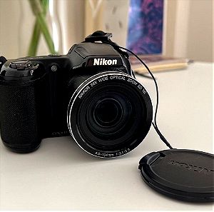 Nikon coolplix L330 + θήκη + κουτί οδηγιών