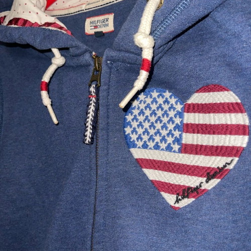 Tommy Hilfiger cardigan used, blue, size S