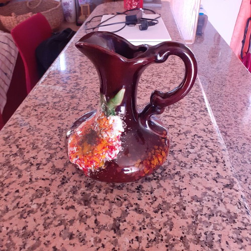 Ceramic decorative pitcher like new