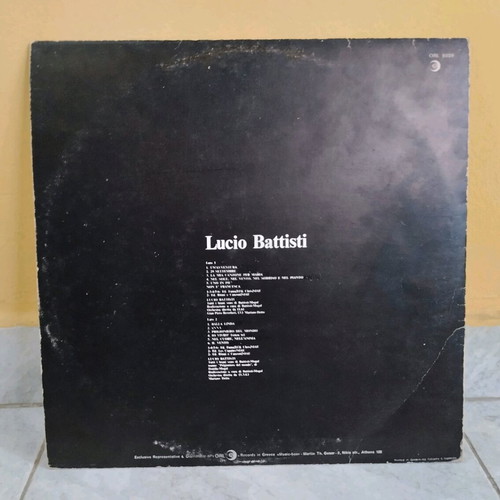 Lucio Battisti Best vinyl record used, rock