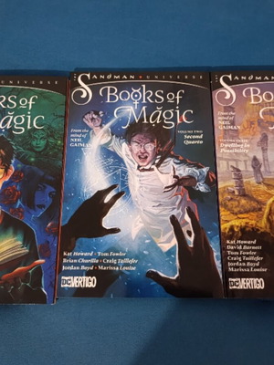 DC Vertigo Books of Magic σετ 3 τεύχη σαν καινούργιο, αγγλικά