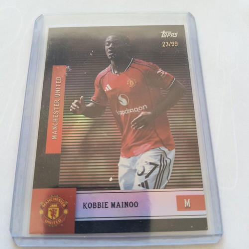 Kobbie Mainoo Topps Manchester United card new