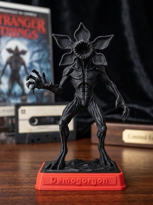 3D Printed Demogorgon Figure Stranger Things Fan Art New