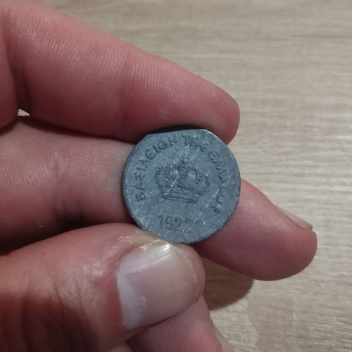 Coin 1922 Konstantinos A. used, aluminum
