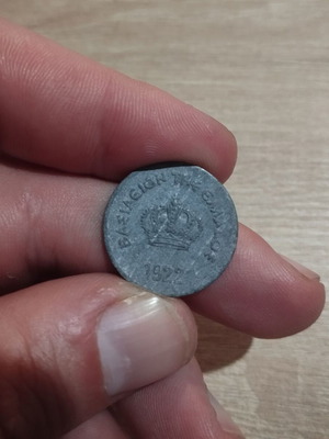 Coin 1922 Konstantinos A. used, aluminum