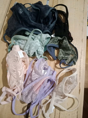 String underwear new, pack of 14 pieces, multicolor, size small