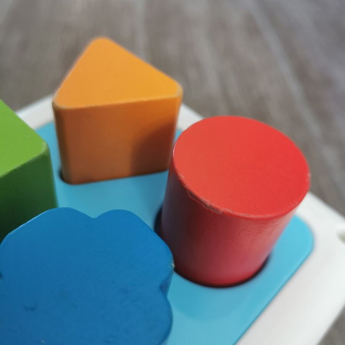Fine Motor Skills Cube used, with slight wear