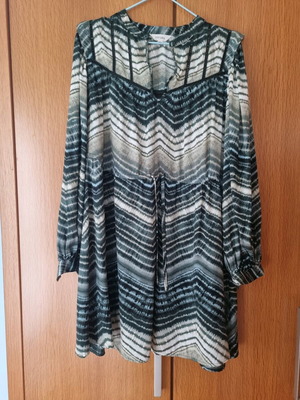 Summer dress like new, blue and green