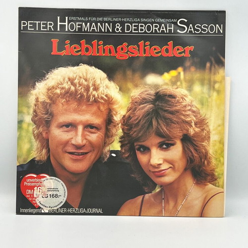Lieblingslieder vinyl record used by Peter Hofmann & Deborah Sasson