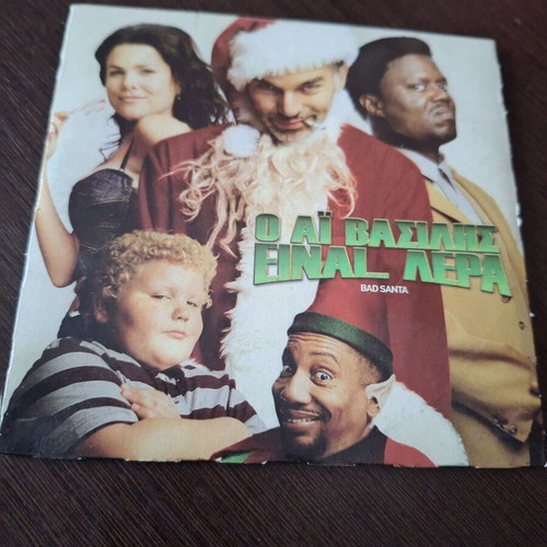 Bad Santa DVD used with subtitles, comedy crime