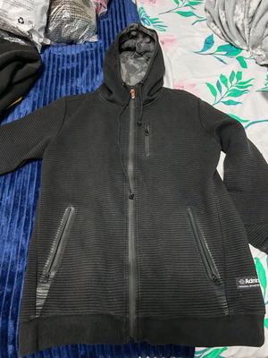 Admiral jacket used with hood, size XL, black