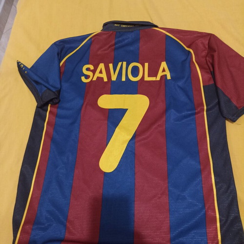 Barcelona Saviola Large Shirt like new, official replica