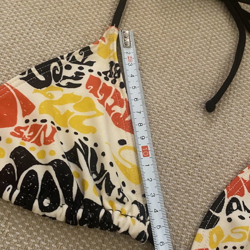 Mystico Triangle Bikini Top like new, multicolor, size M