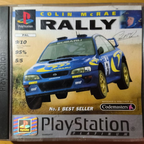 Colin McRae Rally PlayStation (PS1) Platinum Edition mint CIB
