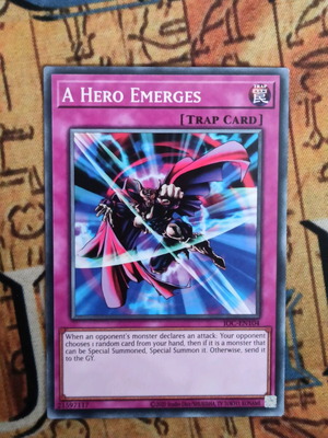 A Hero Emerges Yu-Gi-Oh! Trap Card σαν καινούργιο