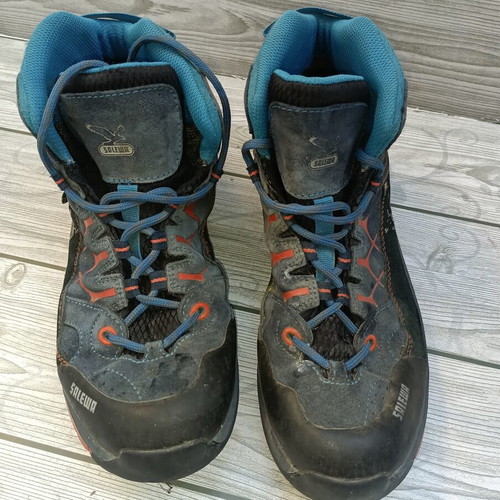 Salewa N 40 GTX Alp Gore Tex shoes like new, sport style, gray and blue